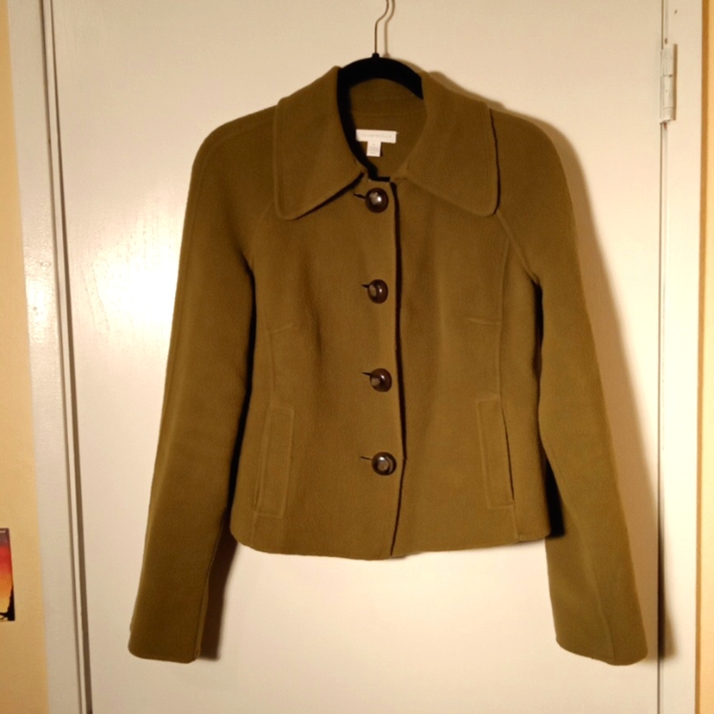 Charter Club olive green size 6 jacket